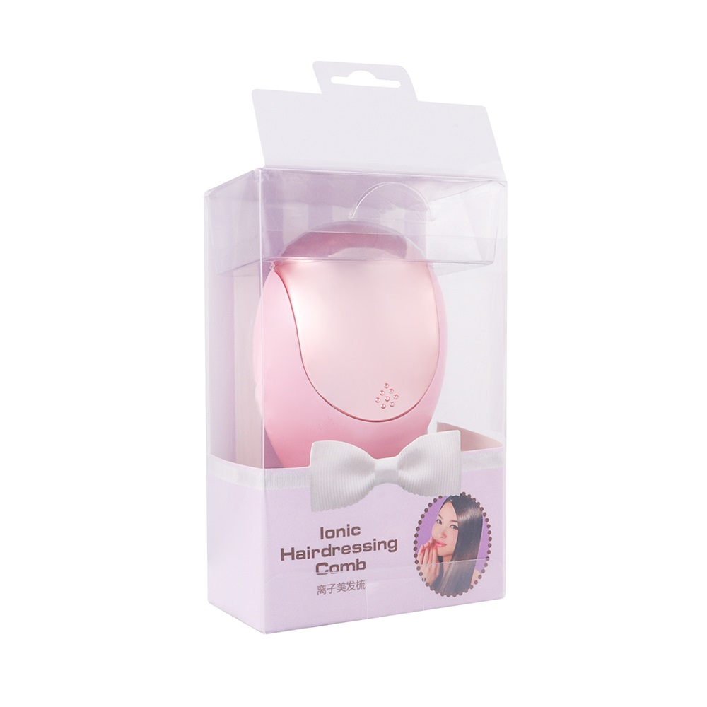 foreverlily Portable Electric Hair Ionic Brush Negative Ion Comb Anti-static Massage Hair Comb