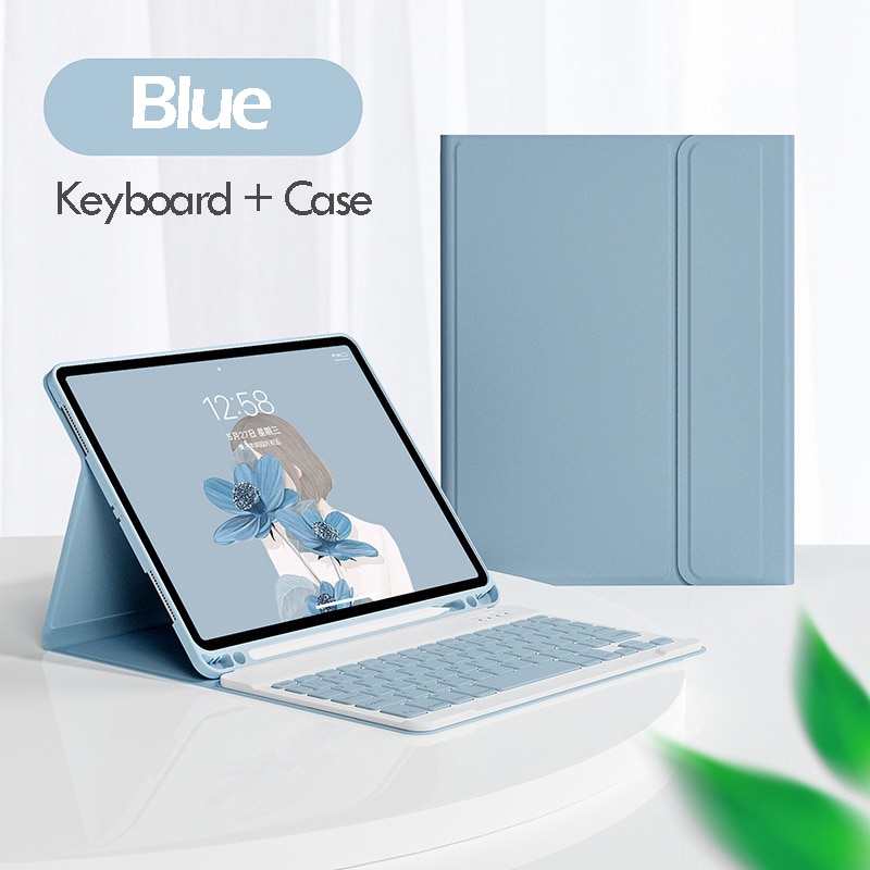 Magnetic Bluetooth Keyboard Case for iPad Pro 12.9 11 10.5 9.7 10.2 10.9 7th 8th 9th for iPad Air Mini 1 2 3 4 5 6th Generation Casing Cover