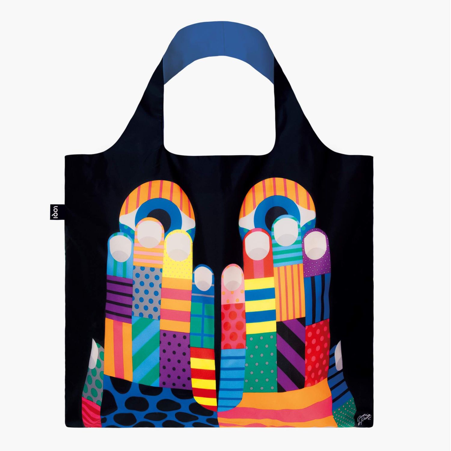 Loqi Artist Foldable Tote Bag - Craig & Karl