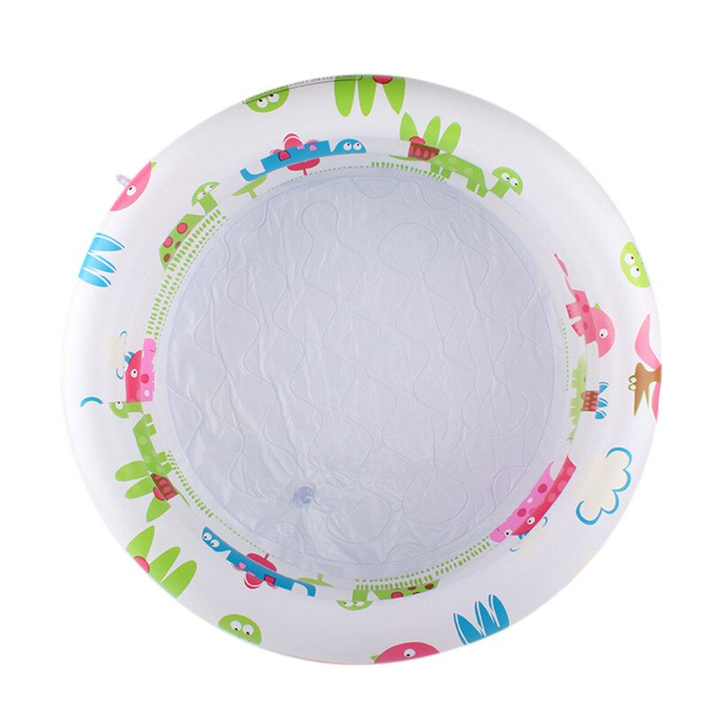 ♡Cherful655 Baby Inflatable Swimming Pool, 3 Ring Circles Round Swim Shower Bathtub for Kids Infant