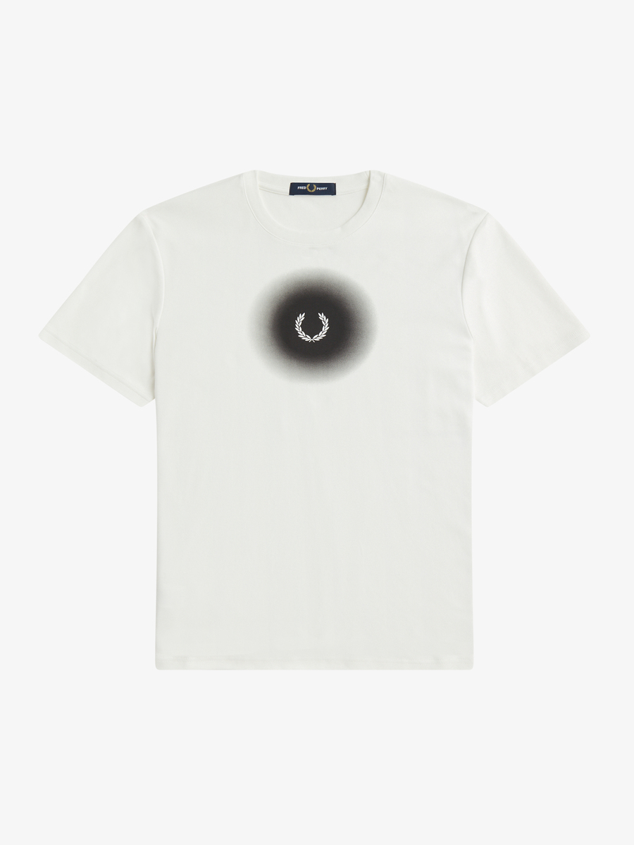 Fred Perry M2678 Ombre Graphic T-Shirt (Snow White)