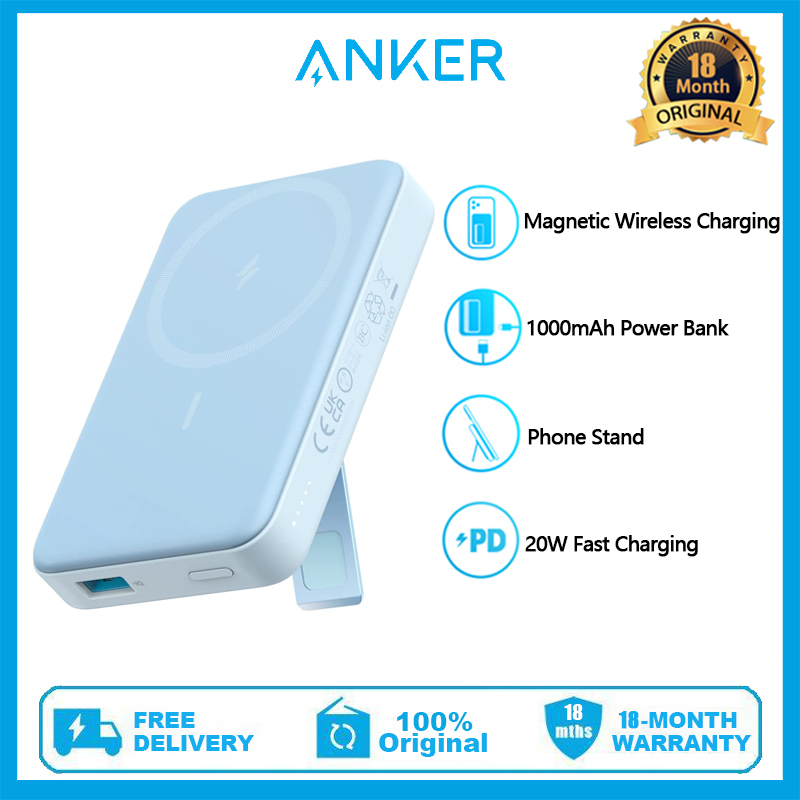 Anker 633 MagSafe Magnetic Wireless Charging 10000 mAh Fast Charging Supply For iPhone 14/13/12 Series